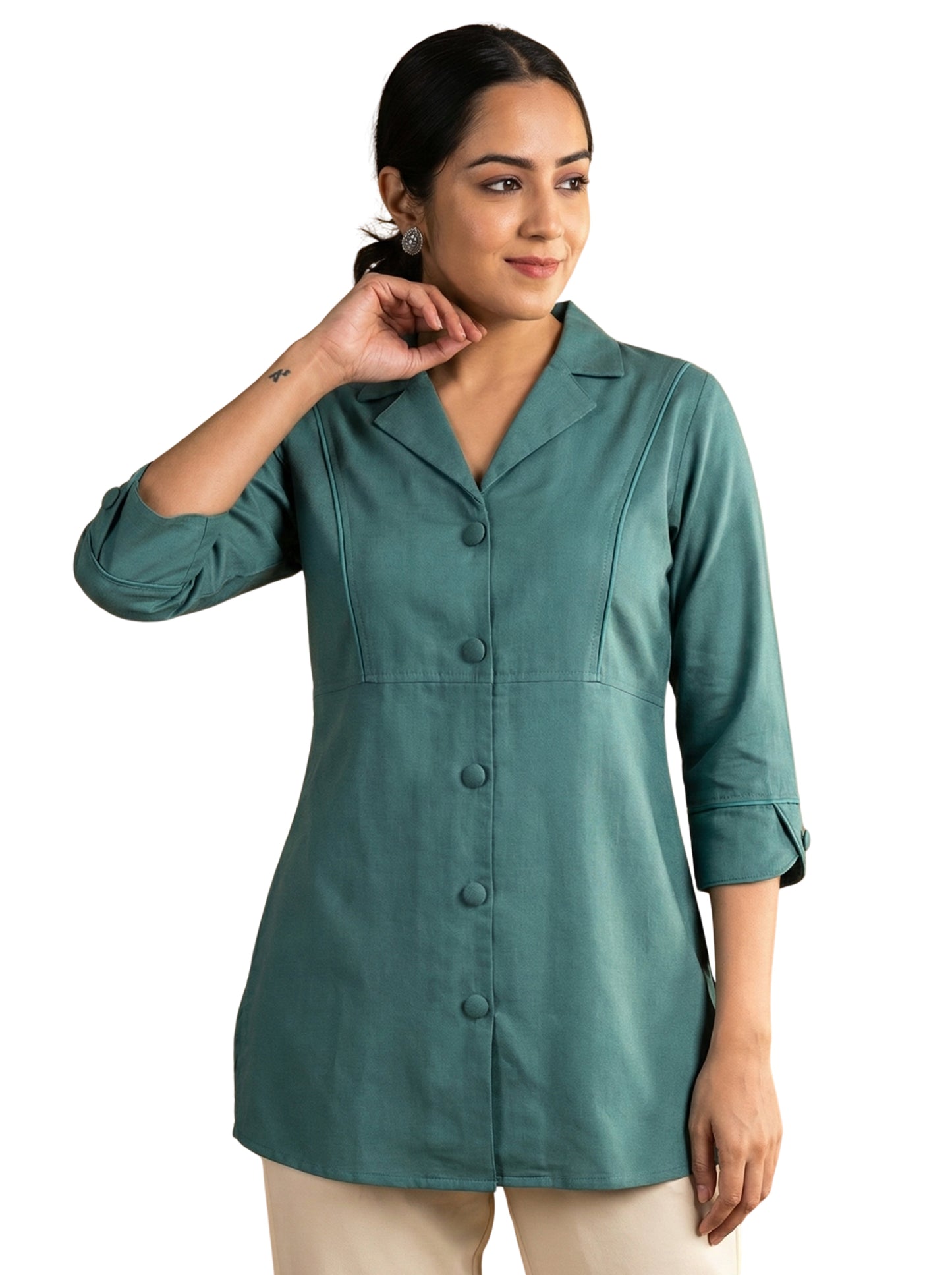 Women Cotton Ethnic Kurti for Office & Daily Wear