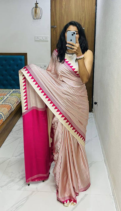 New Party Wear Soft Silk Saree for Elegant Look