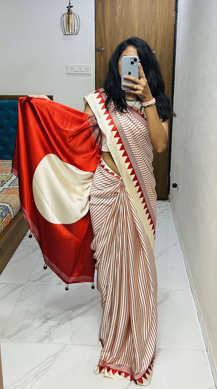 New Party Wear Soft Silk Saree for Elegant Look