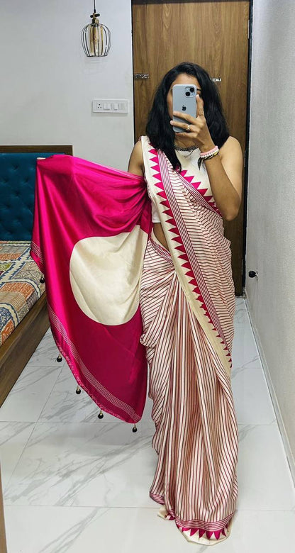 New Party Wear Soft Silk Saree for Elegant Look