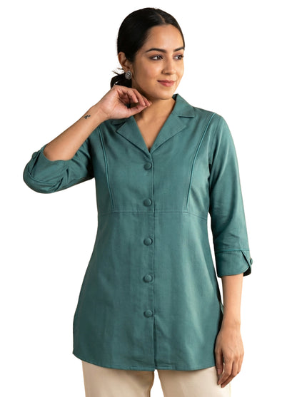 Women Cotton Ethnic Kurti for Office & Daily Wear