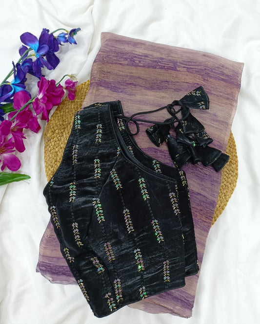 Elevate Your Style with Our Stunning Rose Crunchy Saree