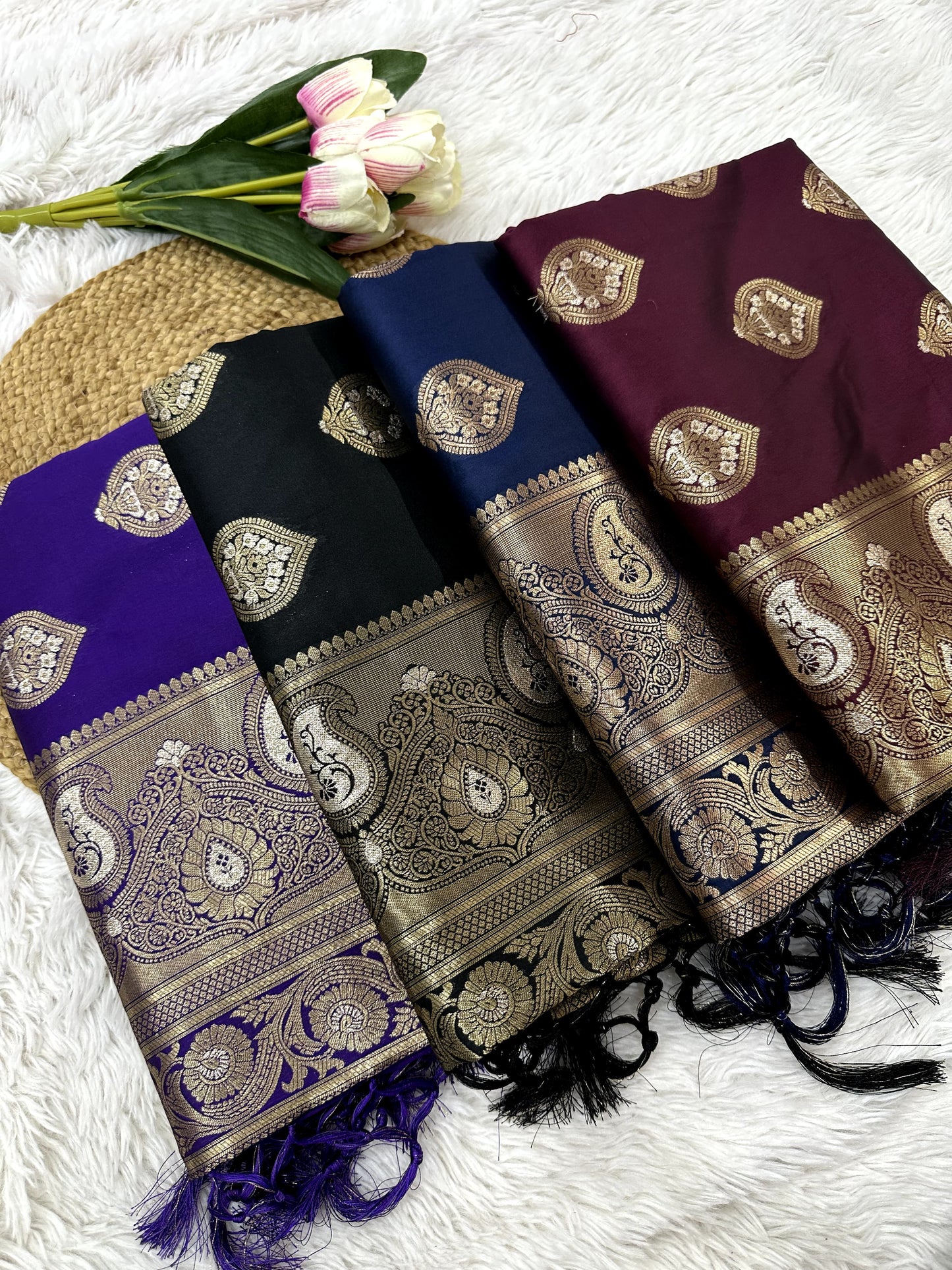NEW WEDDING LIKE COLLCETION BANARASI SILK SAREE