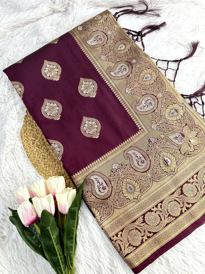 NEW WEDDING LIKE COLLCETION BANARASI SILK SAREE